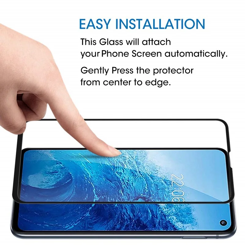 VSKEY 10 шт. Полный Клей закаленное стекло для samsung Galaxy M30 M20 M10 A10 A20 A30 A40 50 A60 A70 A80 полное покрытие протектор экрана