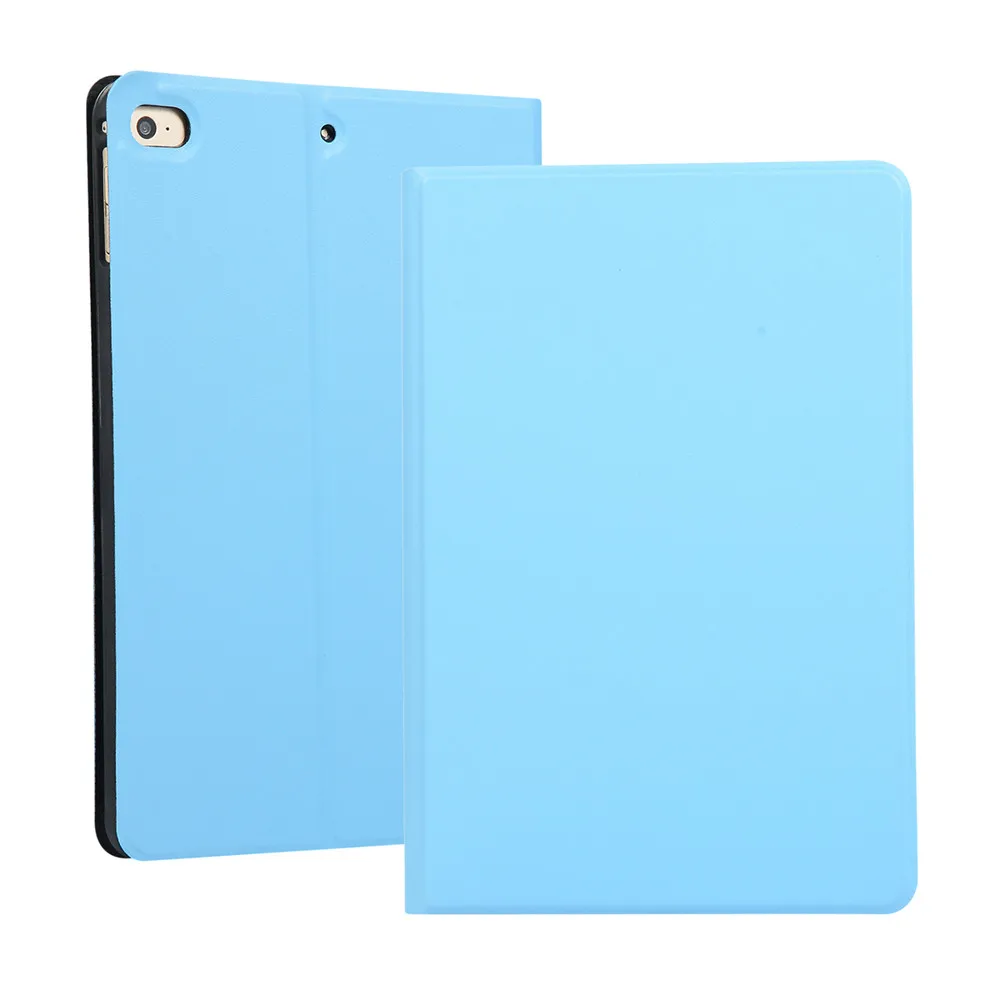 Tablet Case For iPad Mini 5 Mini 4 Case PU Leather Flip Stand Cover For iPad Mini 4 Mini 5 7.9 inch Case Shockproof Case - Цвет: light blue