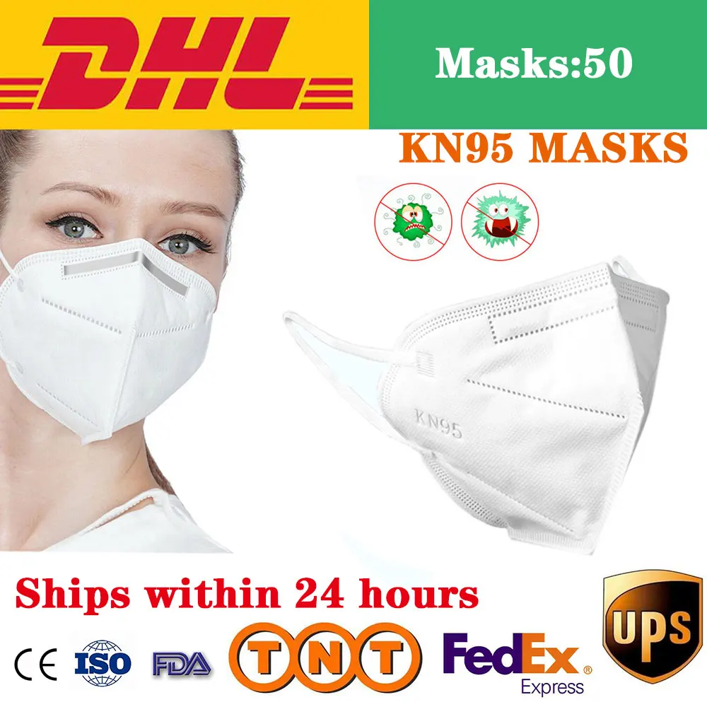 

KN95 Certification Face Mask N95 Mouth Mask Anti Strong Protective Mask 4-Layer Dustproof Protective 95% Filtration