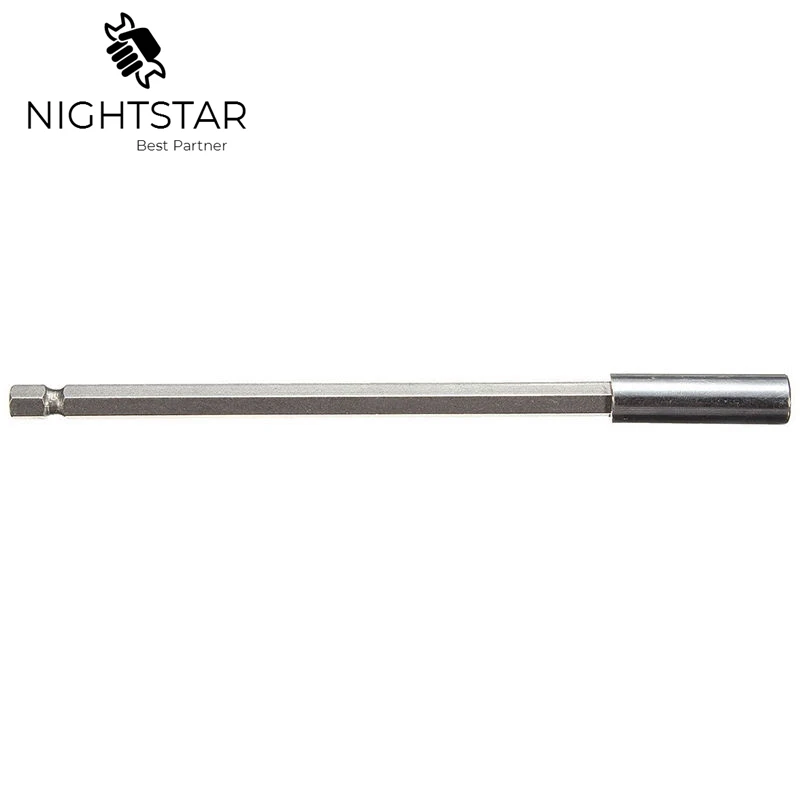 

Krachtige 2Pcs 150mm 1/4" Hex Magnetic Bit Holder Screwdriver Bars Power Extension Drill Driver