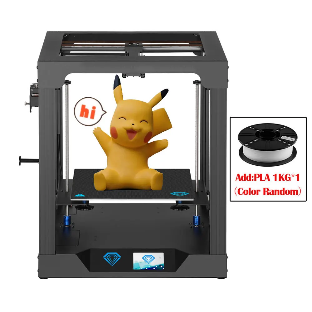 Twotrees 3D Printer Core XY SP-5 V1.1 DIY Printer Kit FDM Dual Z Axis Printer Extruder Print Size 300*300*330mm TMC2225 PEI 3dprinter 3D Printers