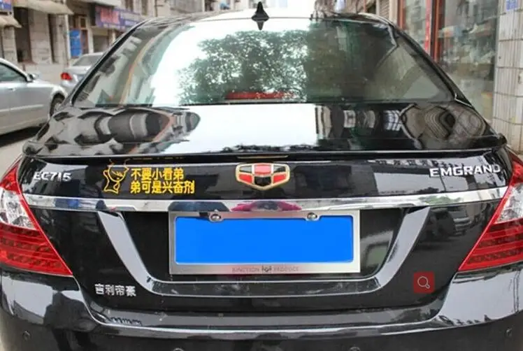 Высокое качество ABS Краски автомобиля задний багажник спойлер заднего крыла подходит для Geely Emgrand EC7 2008 2009 2010 2011 2012 2013