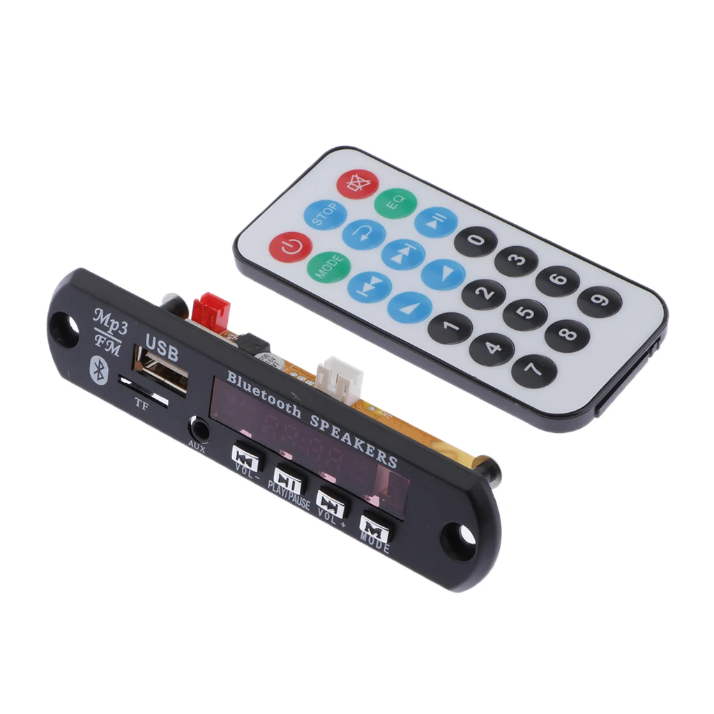 Led Display 12V  Mp3 Audio Decoder Board FM Radio Usb For Car