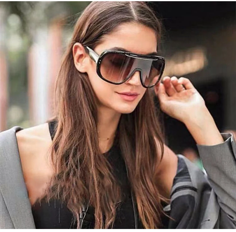 Emosnia Gafas De Sol Clásicas De Gran Tama?o Para Hombre Y Mujer sunglasses 