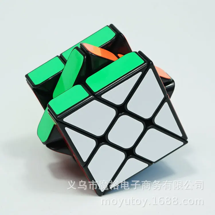 [Yongjun Hot Wheels черный и белый с рисунком] Yongjun Hot Wheels ветряная мельница трехслойная Abnormity Cube обучающая игрушка