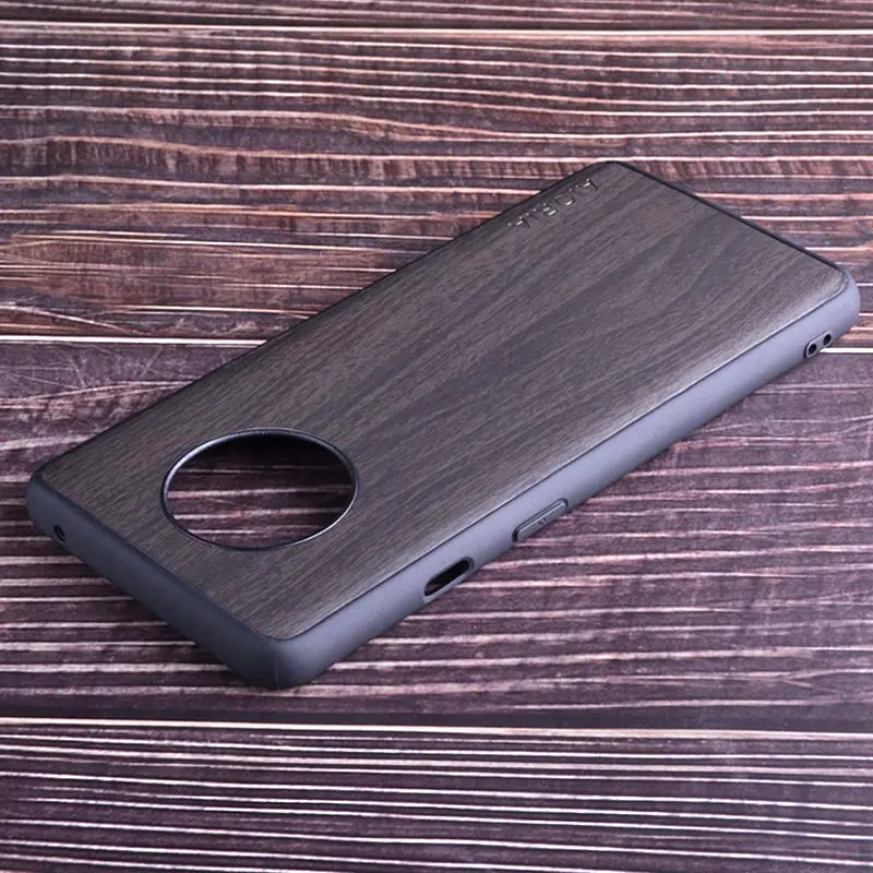 Деревянный чехол для Oneplus 7T TPU+ PC+ wood pu Кожаные чехлы coque fundas для Oneplus 7T