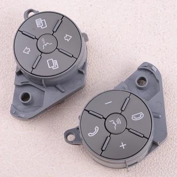 

1Pair Car Steering Wheel Button Cover Fit for Mercedes Benz W164 ML GL W251 R Class 1648700558 1648700658