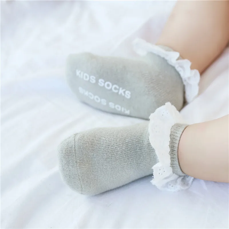 3 пар/лот носки для новорожденных с крыльями противоскользящие детские девочек