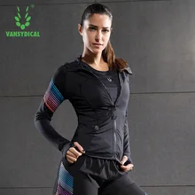 Стиль, для бега, спорта, фитнеса, повседневное пальто, женская толстовка, быстросохнущая, на молнии, с капюшоном, пальто, одежда для йоги, с длинным рукавом