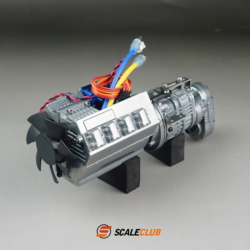 Scaleclub 1/14 trailer three-speed metal gearbox is suitable for LESU Tamiya truck model