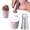 3pcs Stainless Steel Flower Icing Piping Nozzles Pastry Cake Cream Cupcake Decorating Nozzles Tips Set NEW ► Photo 2/6