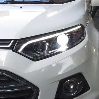 

Head Lamp Headligh For Ford EcoSport 2013-2016 LED Strip Front Lights Lamps