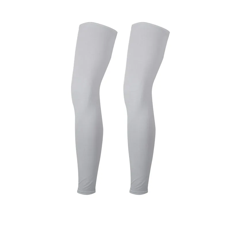 Cycling Leg Warmers Men Women Ice Silk Lycra Cycling Legwarmers Anti-uv Sunscreen Running Basketball Soccer Sports High Elasticity Legging Leg sets