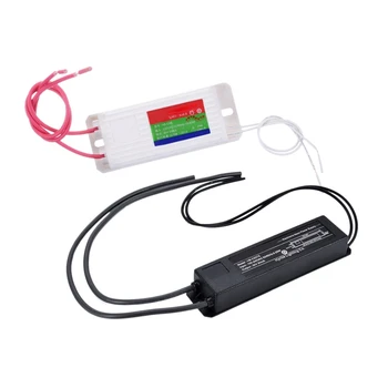 

2 Pcs Neon Electronic Transformer Waterproof Neon Power Supply Rectifier, Black & White