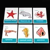 13Pcs Russian Sea Animals Educativos Prepositions Learn English Puzzles Montessori Cognitive Card Puzzle Toys for Children Gifts 2