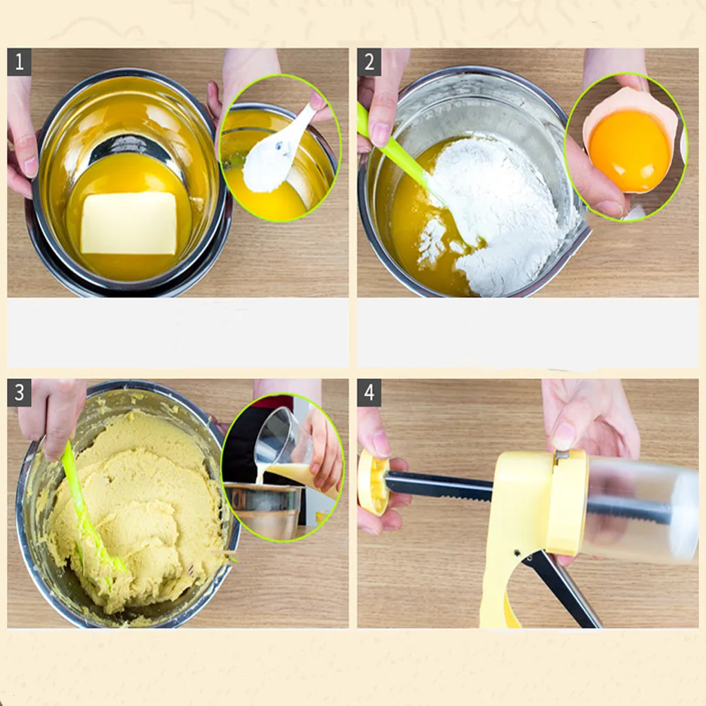 1 шт. пресс пластиковый набор для выпечки печенья резак DIY торт печенья Форма для выпечки кондитерский инструмент Multil формочка для печенья пистолет цветок машина для печенья