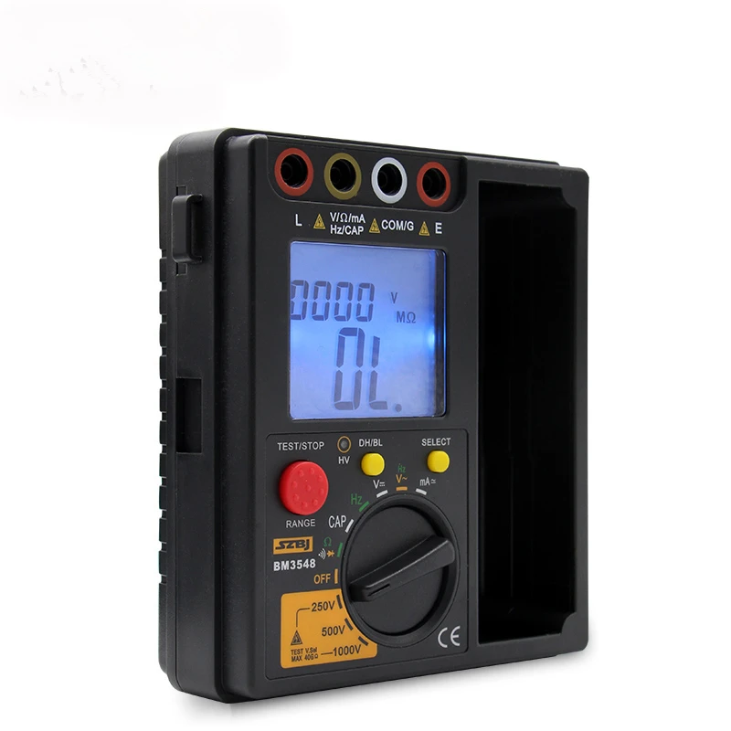 

SZBJ BM3548 2in1 Digital Insulation Resistance Test Meter High Quality Resistance Digital Multimeter Megger Ohm Tester