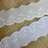 5 yards 4cm Width White Cotton Lace Trims for Costume Dress Trimmings Ribbon Applique Strip DIY Sewing Lace Fabric ► Photo 1/4