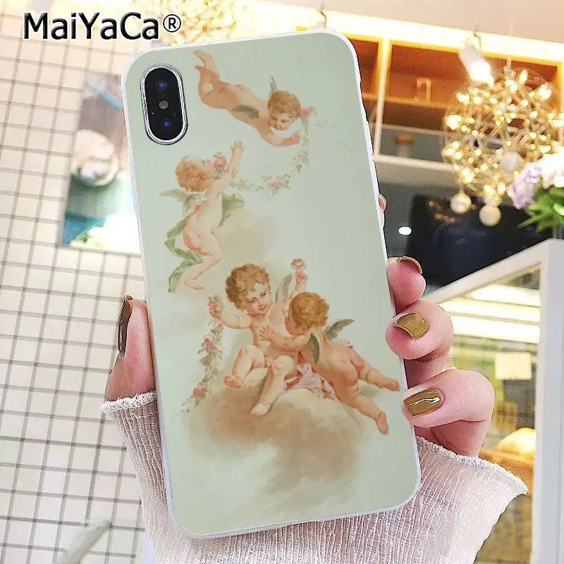 A2 MaiYaCa Винтажный чехол для телефона с изображением райского ангела для iphone 11 Pro 11Pro MAX 8 7 6 6S Plus X XS MAX 5 5S SE XR 10 Capa - Цвет: A2