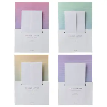 

Creative Beautiful Letterhead Envelope Small Fresh Gradient Color Students Writing Supplies Gifts