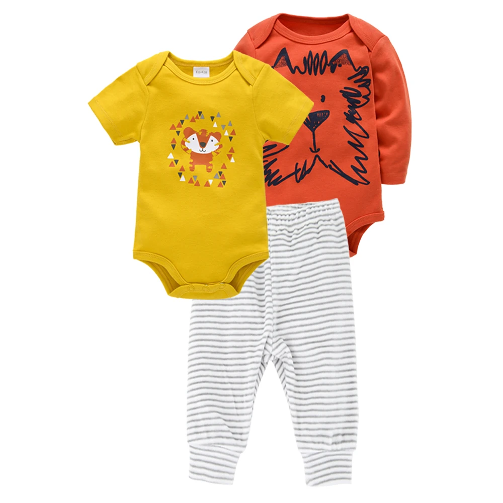 Комплект одежды для новорожденных Honeyzone пижама с коротким рукавом штаны ropa bebe Nina