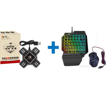 

Throne Mouse Keyboard Converter for PUBG Game Android IOS Mobile Phone Tablet Wireless Bluetooth Converter Adapter