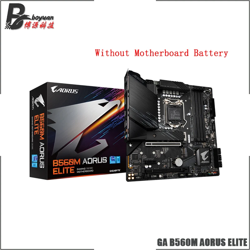 GA B560M AORUS ELITE (rev. 1 0) Micro ATX Intel B560 DDR4 5333(O.C.) Материнская плата 128G SATA M.2 с поддержкой 10 / 11