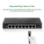 10/100/1000 Мбит / с 8-Портовый Гигабитный Сетевой Коммутатор Gigabit Ethernet Network Switcher RJ45 Lan Hub High Performance Ethernet EU Plug