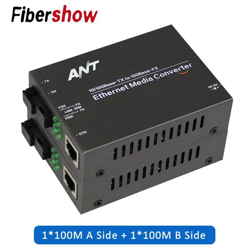 Media-Converter Transceiver Fibra Ethernet-Switch Rj45 To UTP Optica 1310/1550-Fiber