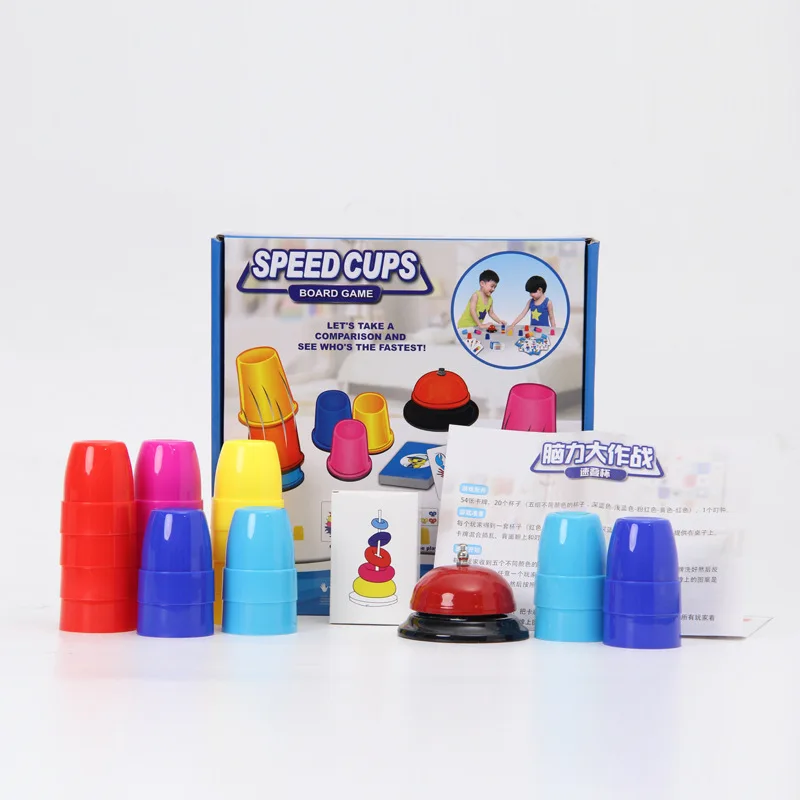 

Tabletop Toys Children'S Educational Parent And Child Interactive Game Athletic Stacking Cup Brain Force Combat Board Game