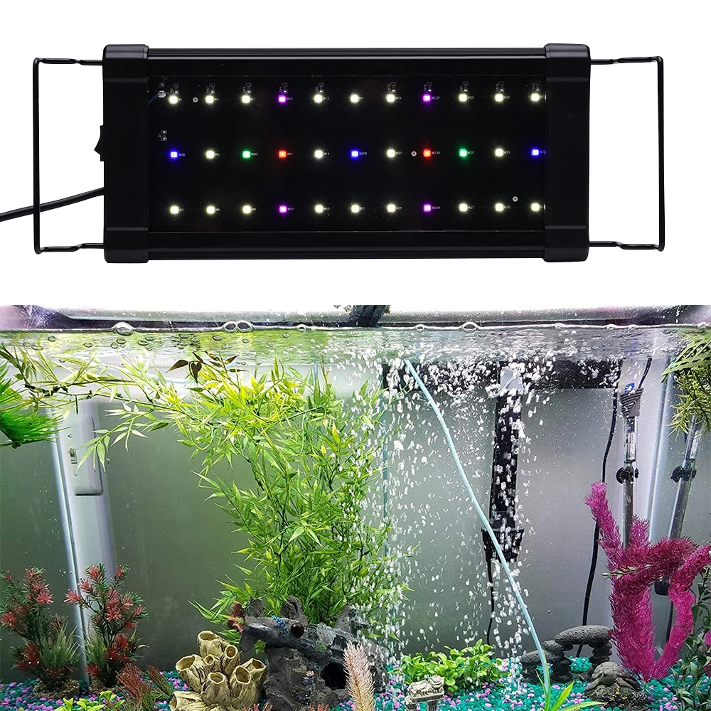 studie Aannames, aannames. Raad eens heilig Us/uk/eu/au Plug Led Aquarium Light Multi-color Full Spectrum 30cm Fish Tank  Aquatic Plant Grow Lamp Aquarium Accessoires D30 - Lightings - AliExpress