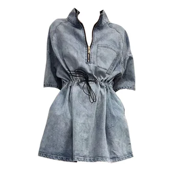 

Denim Dress Summer 2020 New Women Clothing Short Dress Denim Clothes