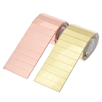 

1 Roll Self-Adhesive Glass Craft Mini Rectangle Mirrors Mosaic Tiles For DIY Hand Crafts Home Decoration Materials