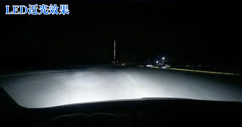 Acessórios de Quatro Faróis Automotivos Modificado Farol Lados Luzes x7 Led 6 Lâmpada de teste