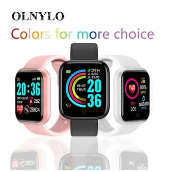 

D20 Pro Smart Watch Y68 Bluetooth Fitness Tracker Sports Watch Heart Rate Monitor Blood Pressure Smart Bracelet for Android IOS