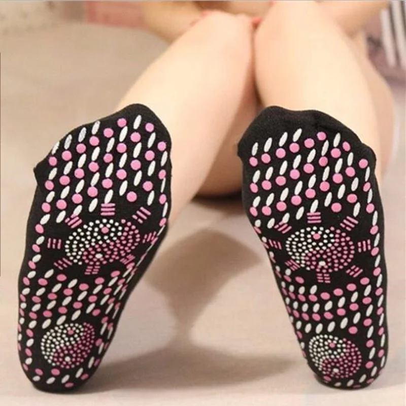 

Tourmaline Magnetic Socks Hot Moxibustion Self-Heating Massage SocksHealth Care Therapy Unisex Magnetic Therapy Foot Care Tool