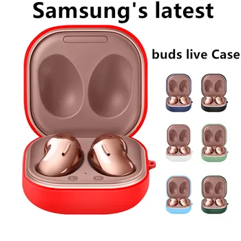 

New Cover for Samsung Galaxy buds live noise reduction headset buds Case Silicone anti-drop protector cover for Samsung Cases