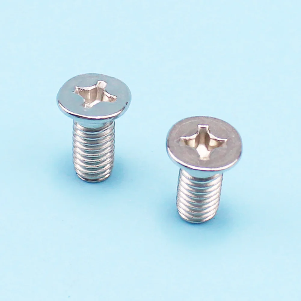 LARBLL 8PCS Stainless Steel Front Brake Disc Rotor Screws fit for Hyundai Kia (6mm)