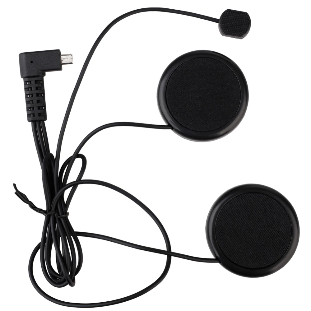 

1PC Motorcycle Helmet Intercom Headsets Wired Motorbike Bluetooth Headsets 800M Intercom For TCOM-SC Soft Line Clip New