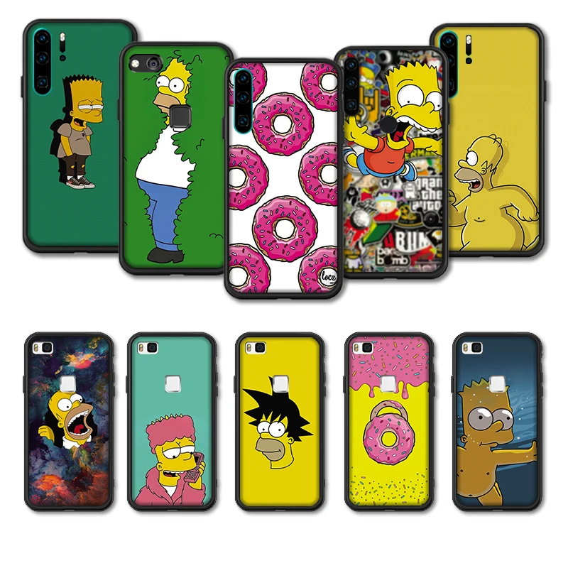Чехол для huawei P Smart чехол 2019 силиконовый PSmart Plus Simpson Coque Z|Чехлы-накладки| |