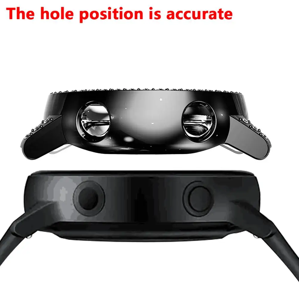 Чехол для активных часов с бриллиантами для samsung galaxy watch Active/SM R500 чехол-бампер с защитой от землетрясений аксессуары для часов из ТПУ