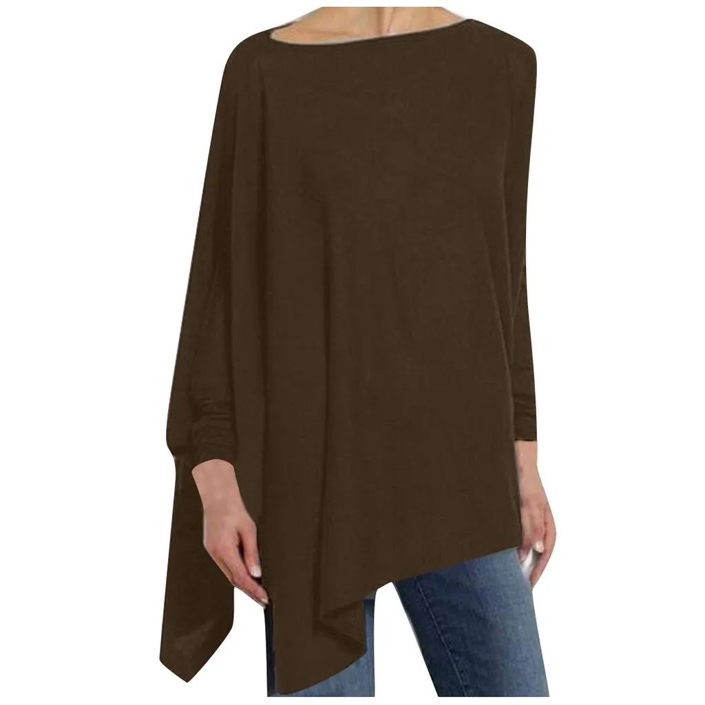 5xl размера плюс женские хлопковые необычные женские топы и блузки с длинным рукавом Топ Туника осень весна размера плюс блузки рубашки