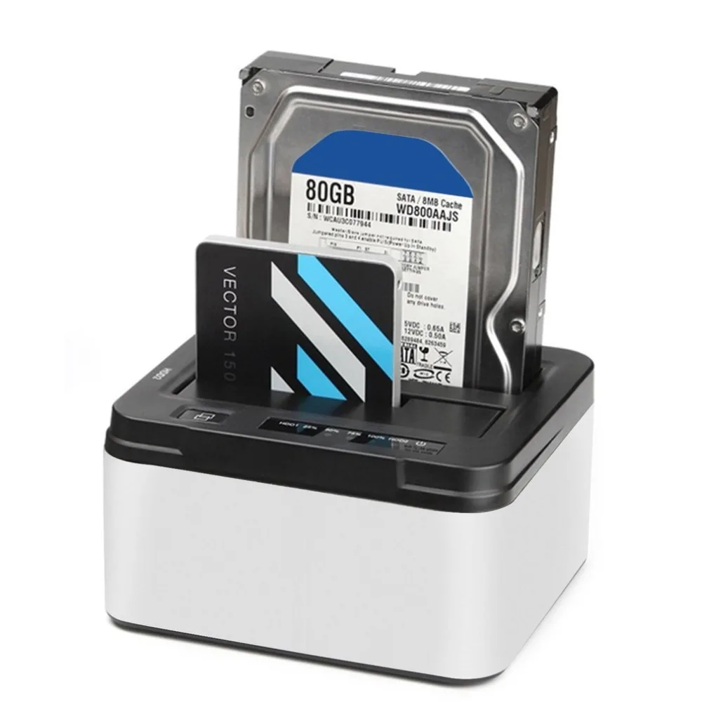 Профессиональный Чехол для жесткого диска SEATAY 2,5 дюйма 3,5 дюйма USB 3,0 SATA HD622 док-станция для HDD с европейской вилкой