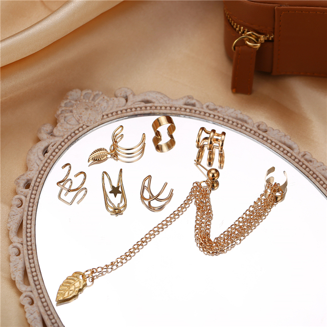 Cross Hoop Pendant  Drop Earrings Gold Ins Star Zircon Small Hoop Earrings For Women Korean Jewelry Gift Dropping