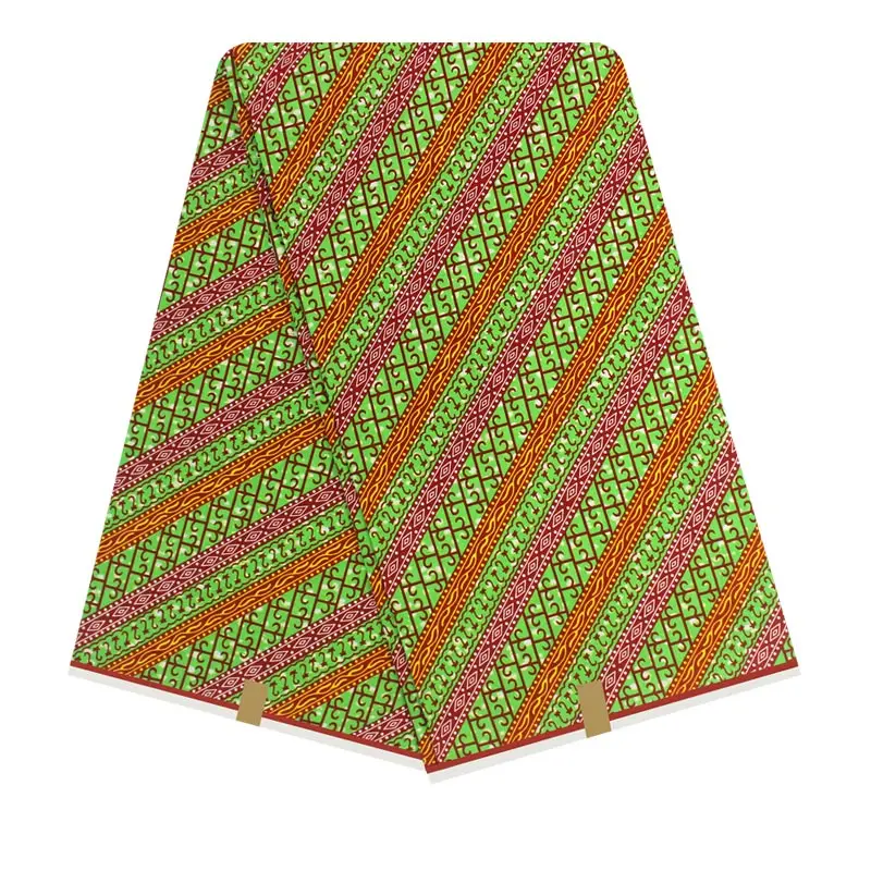 Отличительный лист узор Африканский принт ткань пагны восковой хлопок tissu tenue Африканский воск африканская ткань H1812 - Цвет: 21