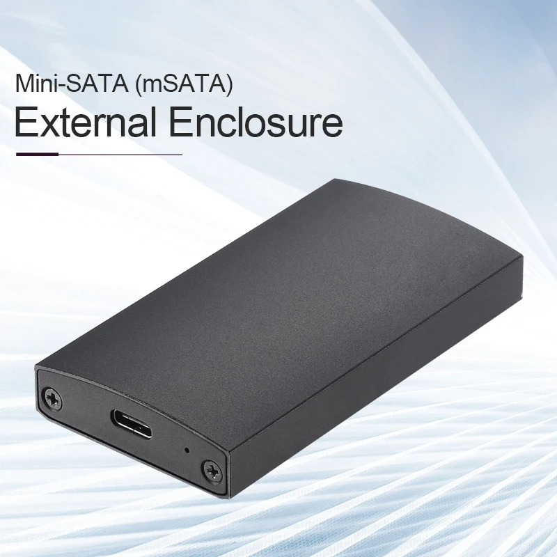 Чехол для жесткого диска Uneatop M-SATA USB3.1 USB3.0 SSD Внешний корпус адаптера | Компьютеры и