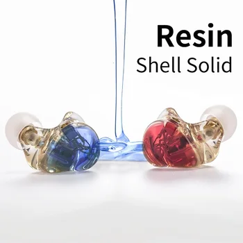 

Solid Resin Shell 10mm Horn Mmcx Base Hifi Earphones Dynamic Fashion Bass Wired In-Ear Earbuds