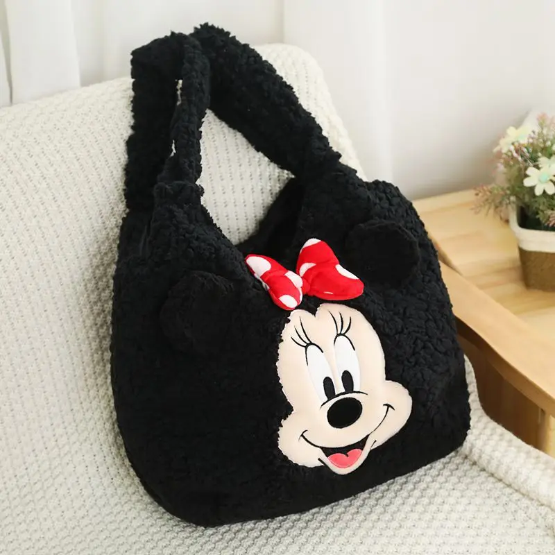 Disney Микки Маус женские сумки на плечо для милых девочек сумка Плюшевые Сумка