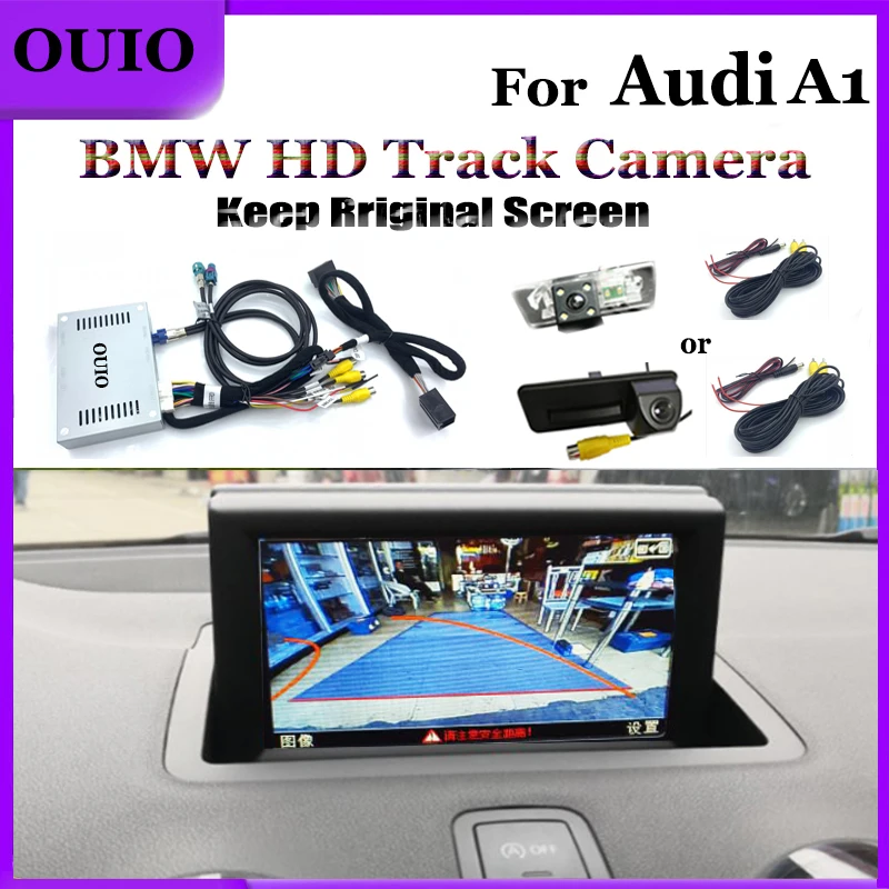 

Reversing Camera Adapter For Audi A1 8X 2010 ~ 2018 parking Interface| Original Car Screen Upgrade Rear Backup Camera Decoder