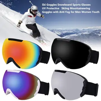 

New Ski Goggles Snowboard Sports Glasses UV Protective Skiing Mountaineering Goggles Colorful Anti Fog For Men Women Youth